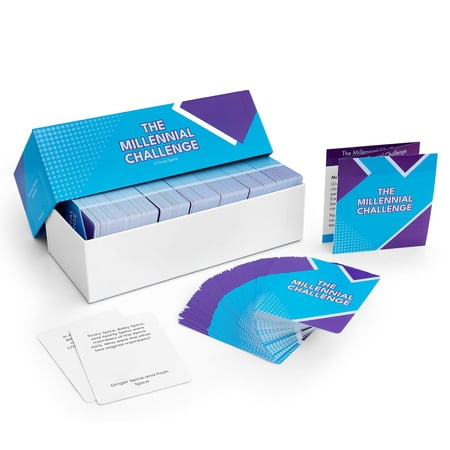 FAFO GAMES The Millennial Challenge - 90s and 2000s Trivia Game with 600 Trivia Cards - Pop Culture, Trivia Game with Movies, Music, TV Shows - Ideal for Game Night, Christmas, Birthday, or Gift