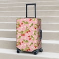 thumbnail image 6 of Disketp Strawberry Floral Elastic Travel Luggage Cover Travel Suitcase Protective Cover For Trunk Case Apply To 18''-32'' Suitcase Cover (Luggage not included)-X-Large, 6 of 7