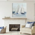 thumbnail image 5 of Stupell Industries Sailboats Coastal Waves Splashing Coastal Painting Gallery Wrapped Canvas Print Wall Art, 5 of 5