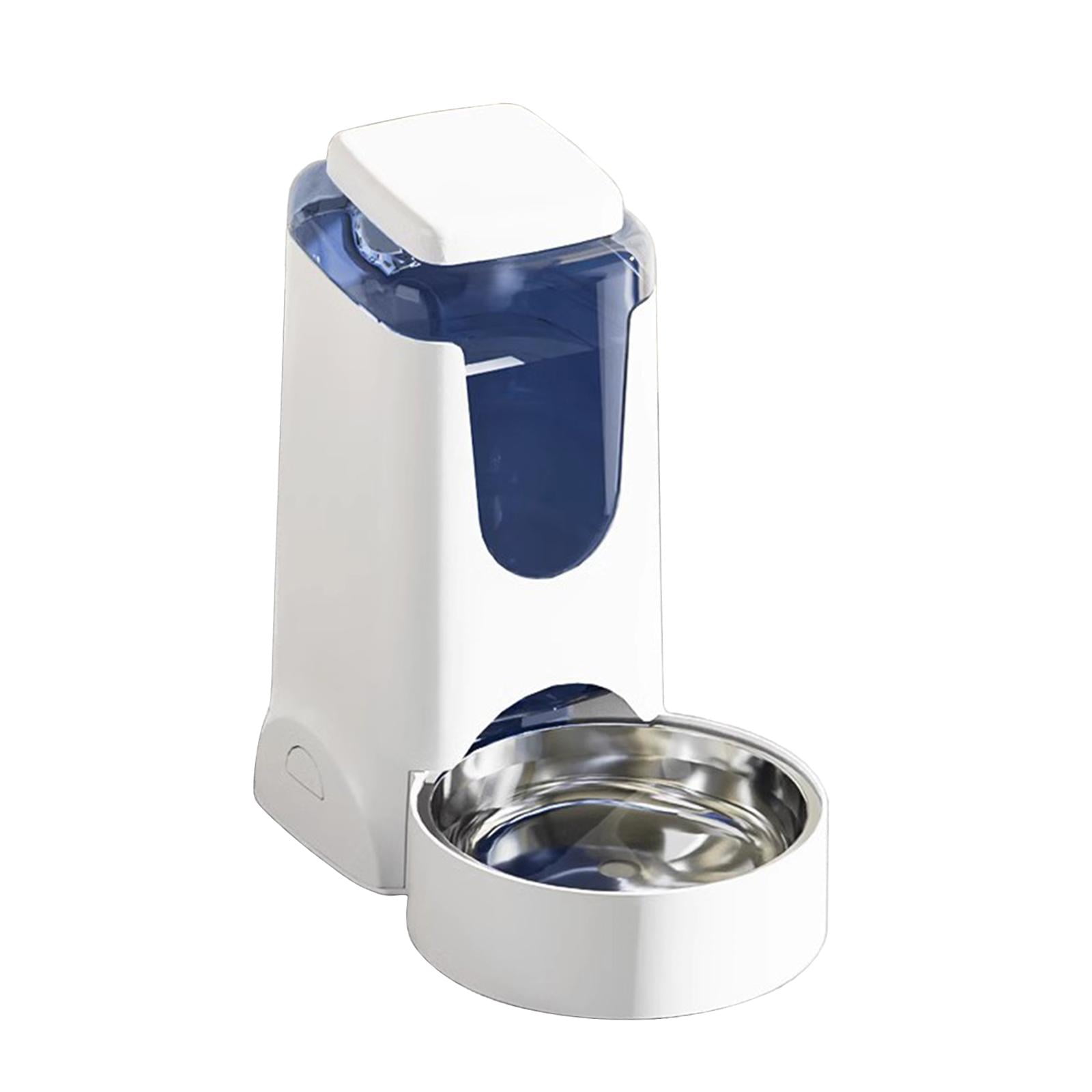 Automatic Pet Water Dispenser, Drinking Feeder Top Fill Water Feeding Easy to Clean 4L Pet Water Fountain for Dogs Cats, Pet Supplies Puppy White