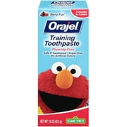 orajel elmo fluoride-free training toothpaste, 1.5 oz