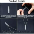 thumbnail image 4 of Hobbspring DIY 304 Stainless Steel & Glass Bottle Pendant Necklace Making Kits Stainless Steel Color 5~450x1~6mm, 4 of 9