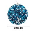 thumbnail image 3 of Christmas Ball Ornaments Glitter Sequin Foam Ball Shatterproof Christmas Decorations Tree Balls Xmas Hanging Balls for Xmas Trees Wedding Party Holiday Decorations, 3 of 3
