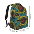 thumbnail image 2 of Fotbe Sunflowers Pattern Casual Backpack for School, Travel, and Outdoor Activities - Durable, Lightweight, and Comfortable, 2 of 5