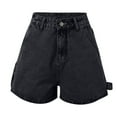 thumbnail image 4 of BAODANN Women Jean Shorts High Waisted Carpenter Denim Shorts with Pockets Trendy Fashion Summer Shorts Womens Short Pants Casual plus Size Business Casual Pants for Women Pant Suits for Women, 4 of 4