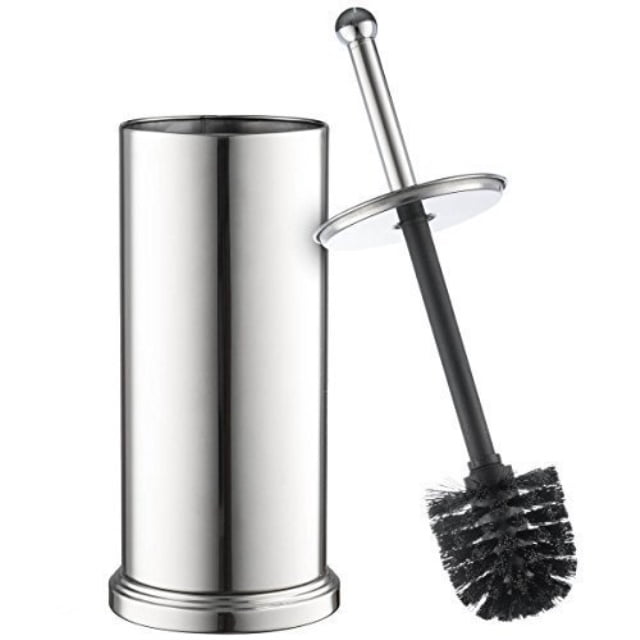 Details about   HUJI Rust Resistant Bronze Toilet Brush Holder with Lid Perfect Bathroom Bowl 