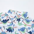 thumbnail image 3 of Toddler Baby Boy Summer Outfit Short Sleeve Shirts Top and Casual Shorts Set Cute Kids Clothes 12 18 24 Months 2T, 3 of 4