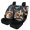 Vacation Themed Corgi Cartoon Pattern, variant on Uourmeti Seat Covers Full Set Protect Fashion Seat Protection Cover Polyester Easy to Install Breathable, Fit for Truck Cars Trucks, Bear Driving Theme