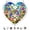 Blue, variant on Yardvibe Acrylic Heart Shaped Puzzle Suncatcher, 83 Pieces, 7.48" Butterfly Sun Catchers Puzzle, DIY SunCatchers Puzzles Window Hanging, Home & Garden Decor (Blue)