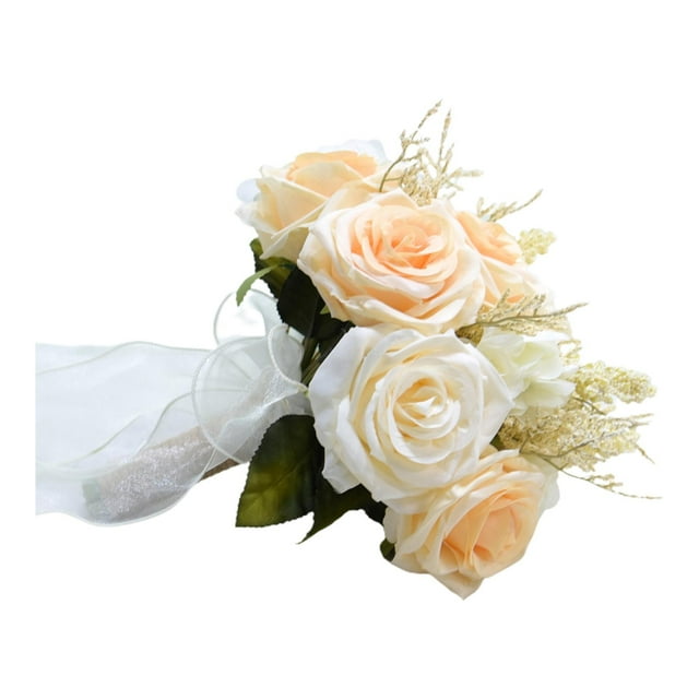 Ramo de Novia Perfecl con Cinta Beige