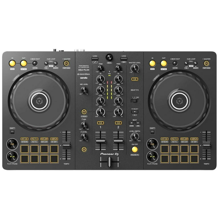 Amazon.com: Pioneer DJ DDJ-FLX4 2-deck rekordbox and Serato