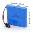 thumbnail image 2 of 4.8V 1000mAh AA Rechargeable RC Toy Car Battery SM2P Plug RC TRUCK Stunt Car Excavator Toy Car Battery And USB Charging Cable 1PCS, 2 of 6