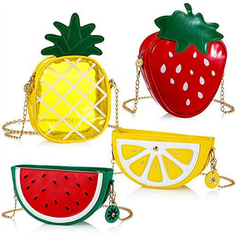 Funny Tropical Fruits Small Crossbody Bag for Women Side Bags