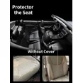 thumbnail image 4 of Funda de asiento de coche de lino para todas las estaciones, fundas delanteras suaves y transpirables con protector antideslizante, ajuste universal para la mayoría de coches, furgonetas, SUV y camion, 4 of 5