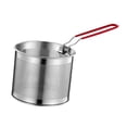 thumbnail image 1 of HLONK Friteuse en Acier Inoxydable Panier de Cuisine Multifonction avec Poignée pour Frites Spaghetti 12cm, 1 of 8