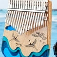 thumbnail image 5 of Portable Thumb Piano Multiple Tones Mini Resin Kalimba Finger Plucked Musical Instrument 17 Tones Crane, 5 of 5
