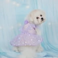 thumbnail image 3 of 1 Lightweight Dog Skirt | Super Thin Tulle Princess Dress - Lace and Sleeveless Design | Puppy Costume, 3 of 8