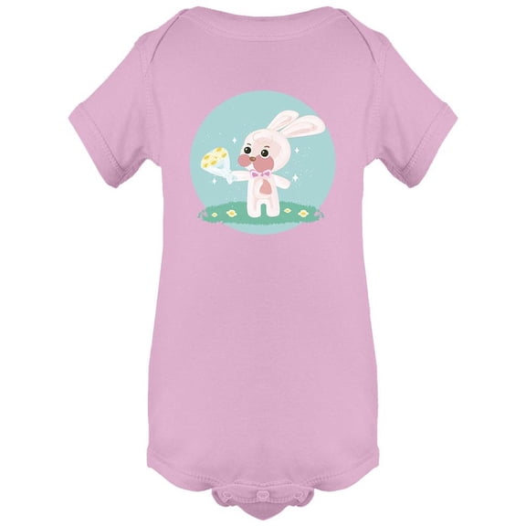 Cute Rabbit In The Garden Bodysuit Infant -Image by Shutterstock, 12 Months