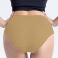 thumbnail image 7 of Zpanxa Womens Underwear, Panties for Women High Waist Cotton Underwear Plus Size Bikini Panties Soft Stretch Briefs Khaki XXL, 7 of 7