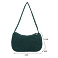 thumbnail image 3 of Bolso Moda mujer Casual Pana Color sólido pequeño hombro axila monedero, 3 of 5