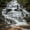 Rocky Minnehaha Cascades, variant on Elephant Stock Rocky Minnehaha Cascades Wall Art - Vertical Canvas Wall Art - Living Room Wall Decor - Nature Canvas - Gray And Brown Decor - 8" x 12"