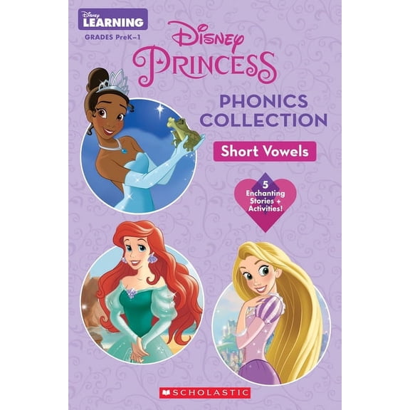 Disney Princess Phonics Collection: Short Vowels (Disney Learning: Bind-Up), (Paperback)