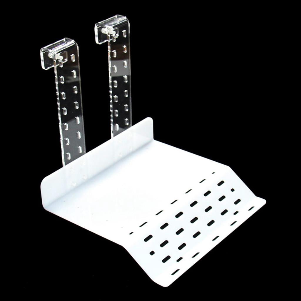Turtle Hanging Platform, Floating Turtle Pier Rectangular Terrapin Dock Aquarium Float Decoration Bask Terrace Climb White