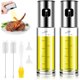 thumbnail image 1 of Dispensador de Aceite de Cocina, Pulverizador de Aceite de Oliva y Vinagre, Atomizador de Aceite Botella de Vidrio Transparente de Acero Inoxidable con Embudo y Pincel para Cocinar, 1 of 4