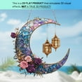 thumbnail image 6 of Suncatchers Moon Cat Acrylic Stained Glass Sun Catcher Summer Hanging Ornament for Bedroom Living Room Patio Wall Pediments Window Decoration Garden Tree Decor Housewarming Memorial Gifts, 6 of 6