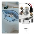 thumbnail image 4 of Phenofice Motorbike Speed Display Meter Aluminum Silver Easy Installation Classic Design 1Pcs, 4 of 8