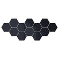 thumbnail image 1 of Hexagonal Self Adhesive Mirror Effect Wall Sticker Living Room Decal Decor, 1 of 5