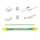 thumbnail image 3 of Varillas de Cable con Cinta Pasacables de Fibra de Vidrio, Kit de Tracción/Empuje para Cableado Eléctrico con Gancho y Orificio, Varilla Incandescente y Orificio para Gancho., 3 of 5