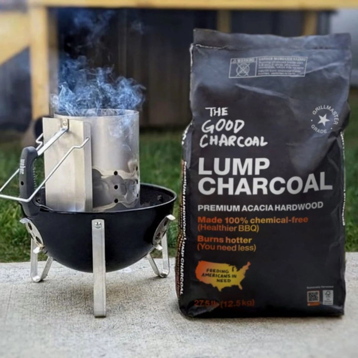 The Good Charcoal Lump Charcoal 27.5 Pounds Walmart