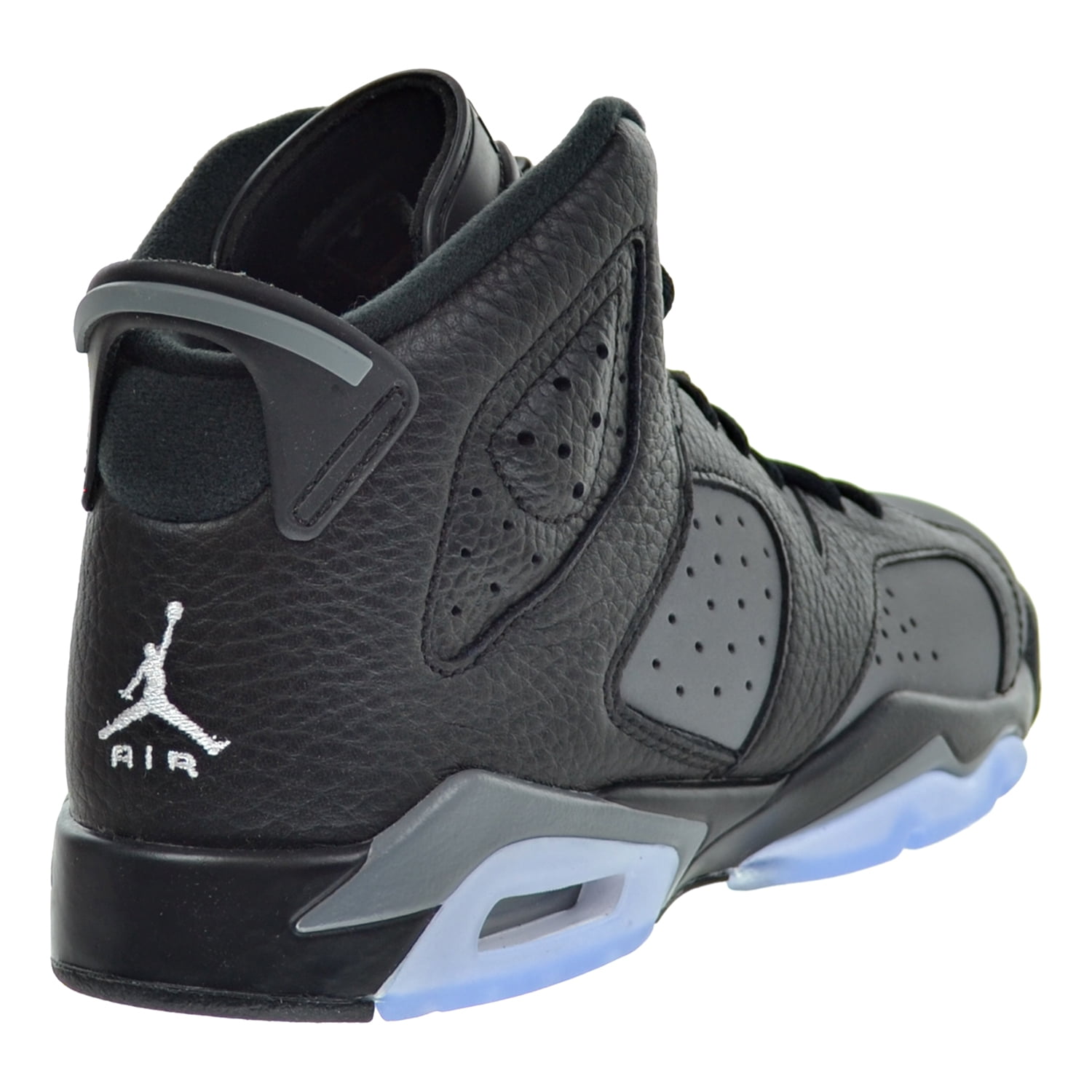 Air Jordan Retro 6 VI (GS) Black - White - Cool Grey - Walmart.com