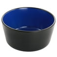 thumbnail image 4 of Gibson Home Laramie Blue Stoneware 16 Piece Dinnerware Set in Blue and Black, 4 of 5