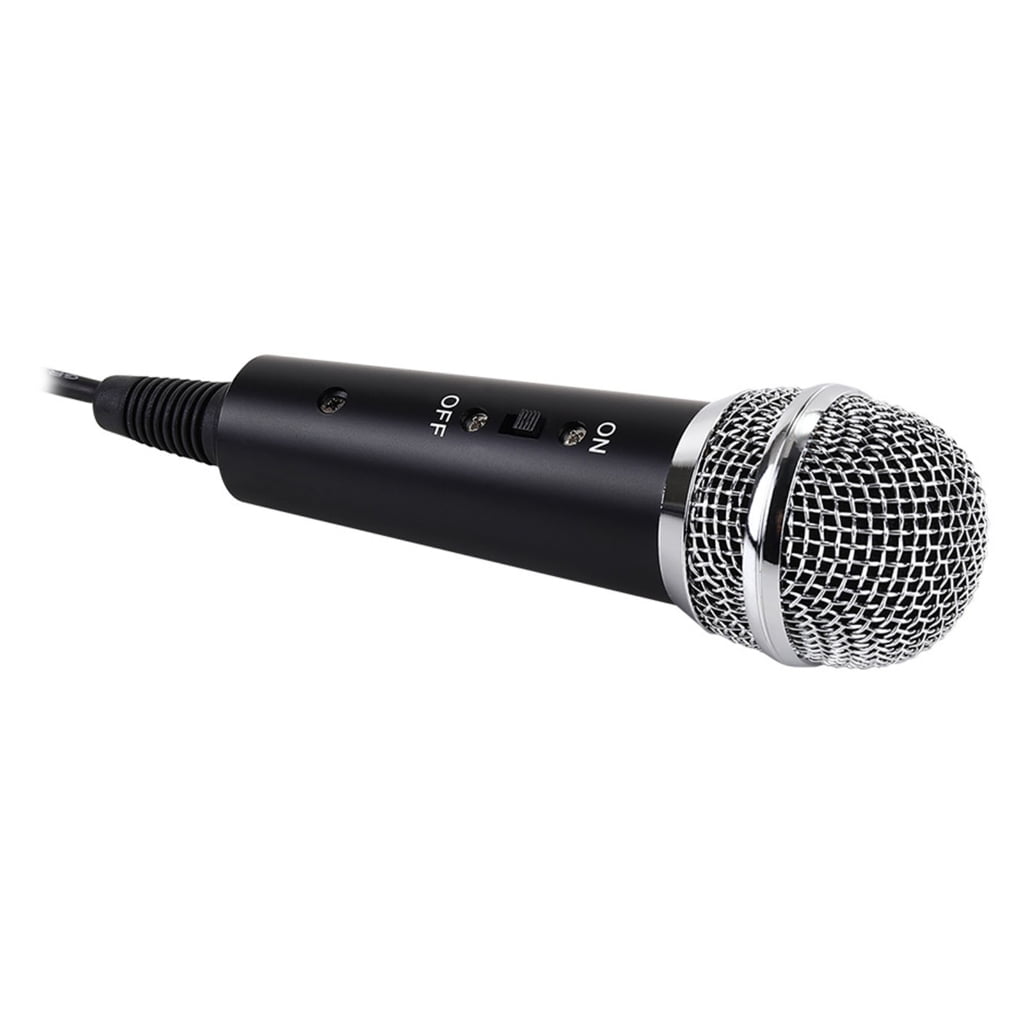 Drrntien Portable Condenser Microphone Set Foam Mic Windscreen for Home Entertainment and Educational Use with Clear Sound Output