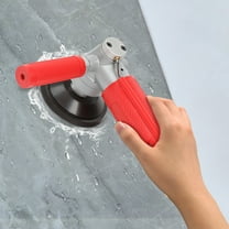 4" Air-Powered Stone Polisher Air Grinder Wet Air Sander Grinder with Powerful Pneumatic Drive Mechanism Pneumatic Water Polisher for Marble Granite Stone Ceramics