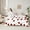 Red White Black, variant on Manfei Cute Ladybird 7-Piece Twin Bedding Sets,Red Bowknot Bedding Comforter Set,Polka Dots Breathable Sheet Sets,Microfiber Cartoon Bedroom Decorative,Reversible