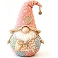 thumbnail image 2 of Patchwork Fabric Doll DIY Kit Handmade Christmas Sewing Craft Set for Seasonal Home Decoration, DIY Patchwork Fabric Character Doll Kit Creative Holiday Craft Project (gnome), 2 of 7