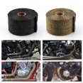 thumbnail image 3 of 5m Tubo De Escape Aislamiento Térmico Banana Belt 10m Motocicleta Aislamiento Tropical Algodón Incombustible Insonorización Aislamiento Térmico Tela Banana - Negro 10m dontodent Kuyhfg Sin marca, 3 of 5