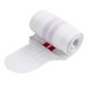 thumbnail image 2 of Vendas de gimnasia transpirables, muñequeras elásticas blancas y rojas para levantamiento de pesas, 2 of 8