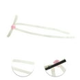thumbnail image 3 of Unique Bargains 1 Pc Rose Bow Ribbon Hair Clips Hairdo Clip for Home Pink White, 3 of 5