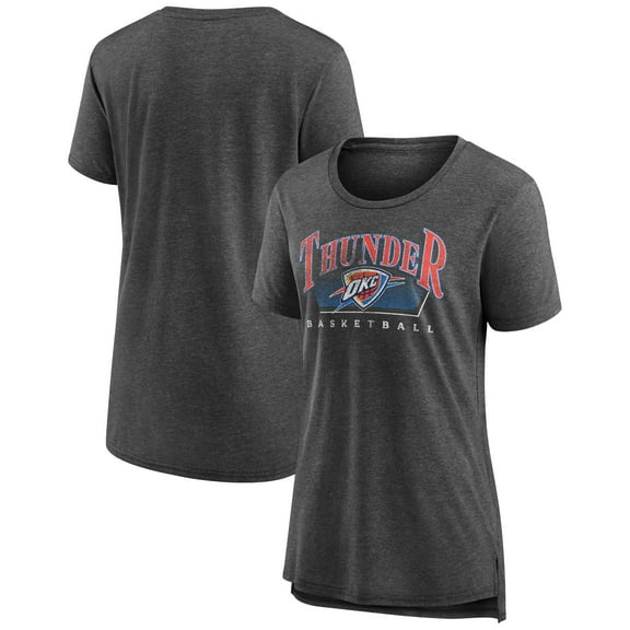 Women's Gray Oklahoma City Thunder Selection Tri-Blend T-Shirt