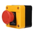 thumbnail image 1 of Botón de emergencia, 1 pieza, 660 V, 10 A, interruptor de emergencia de plástico, interruptor de parada de emergencia, funcionalidad versátil, 1 of 9
