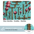 thumbnail image 2 of Easter Polyester Non-Slip Machine Washable Office Rug Door Rug Floor Mats, 2 of 6