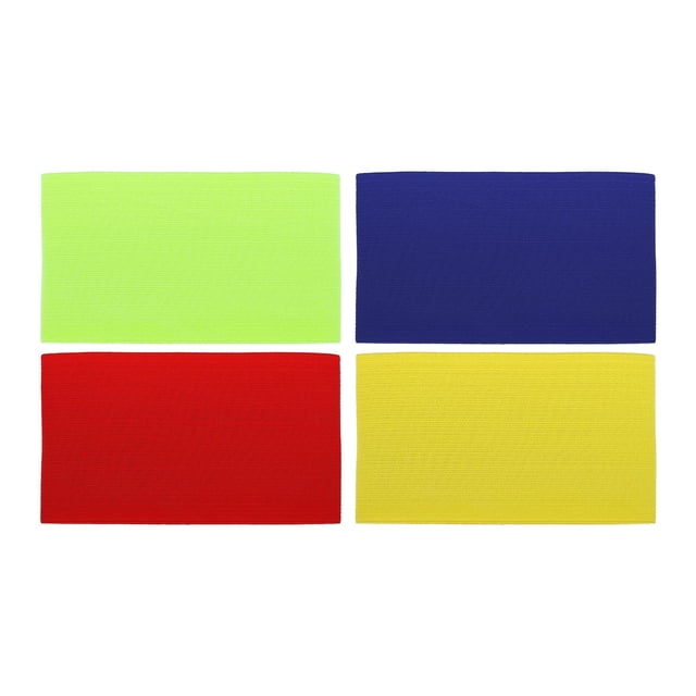 ORDDIART 4Ensemble Brassards Capitaines pour Identification de Soccer Basketball 6.5X33CM