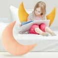 thumbnail image 3 of Surakey Super Soft Lovely Moon Pillow Plush Stuffed Toy Home Decoration Valentine's Day Pink, 3 of 10