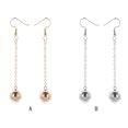 thumbnail image 2 of Guardurnaity 1 par de pendientes de bola de discoteca con estilo, oro, plata, único, colgante de oreja, joyería estética, accesorio de moda de Ropa, zapatos y accesorios Miscelánea, 2 of 6