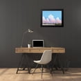 thumbnail image 4 of Hawkins, William 24x19 Black Modern Framed Museum Art Print Titled - River and Sky Meet The Clouds, 4 of 5