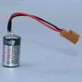 thumbnail image 2 of 1pcs TOSHIBA ER3V Battery 3.6V 1200mAh PLC Li-ion Battery with Brown Plug, 2 of 4